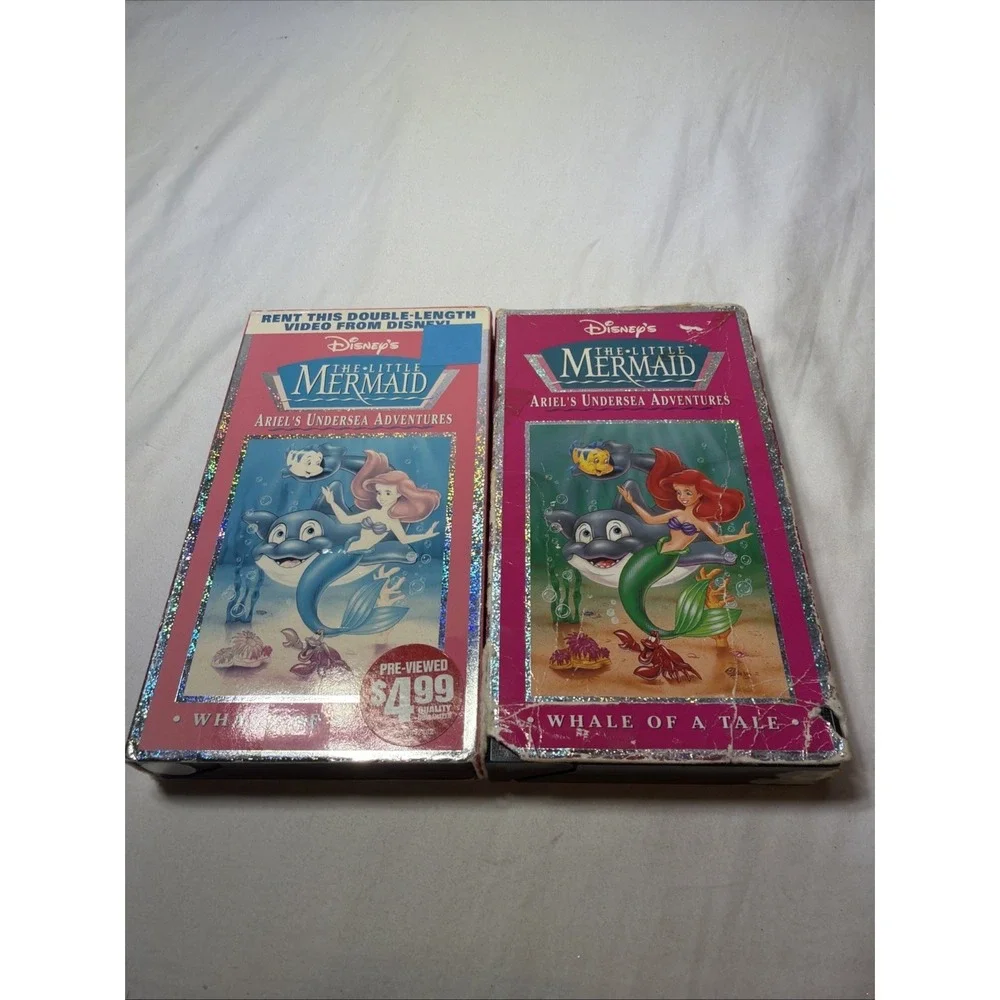 Disneys Little Mermaid Ariels Undersea Adventures Whale of Tale VHS 1993 Disney